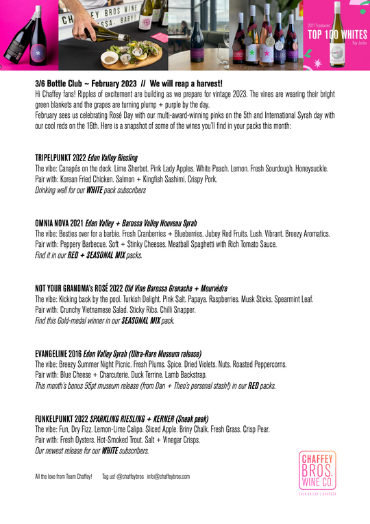 SEASONAL MIX<br>3/6 BOTTLE CLUB<br>